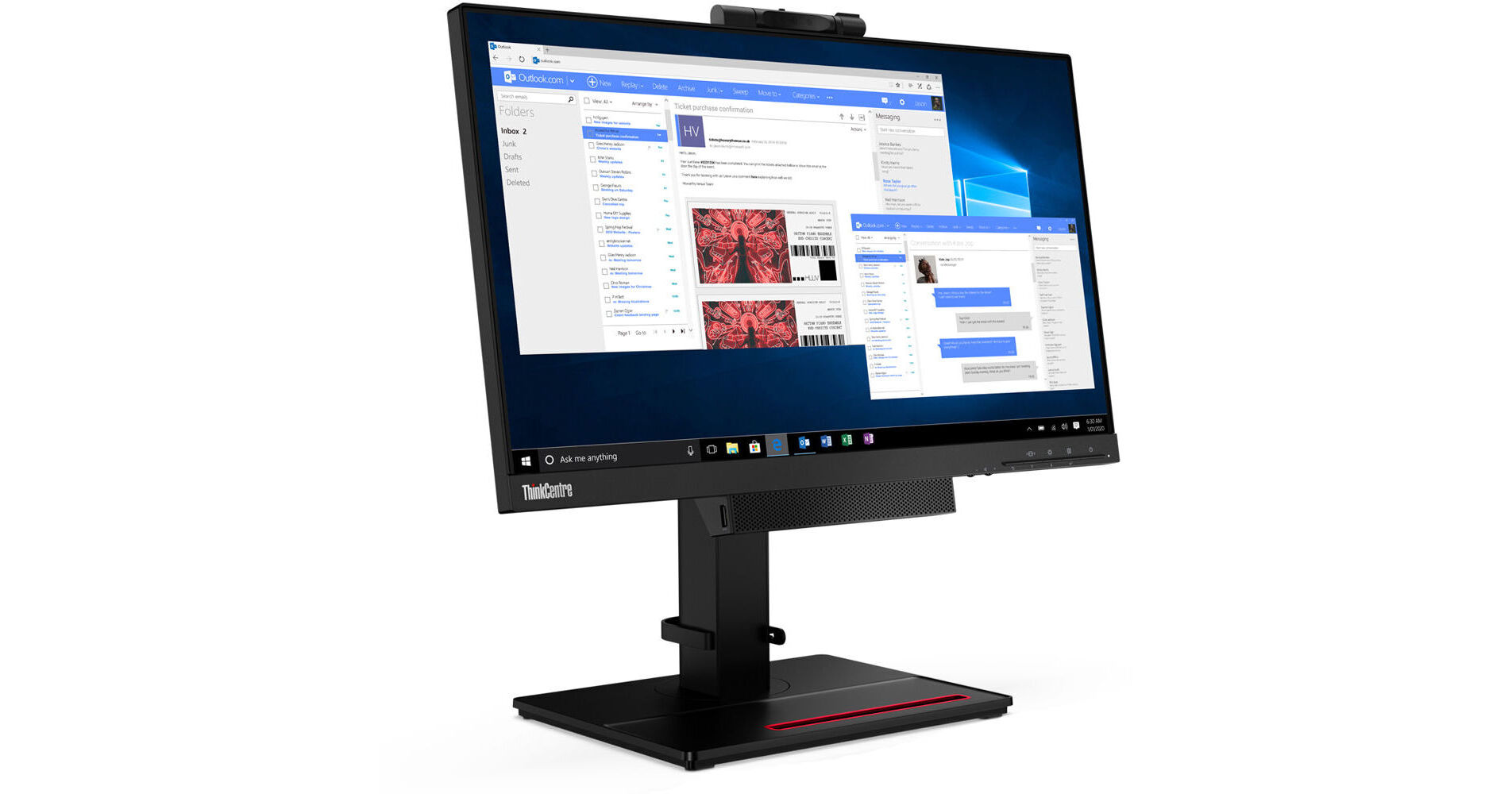 Lenovo ThinkCentre Tiny-in-One 22 Gen 4 (TIO22 Gen 4) - 1