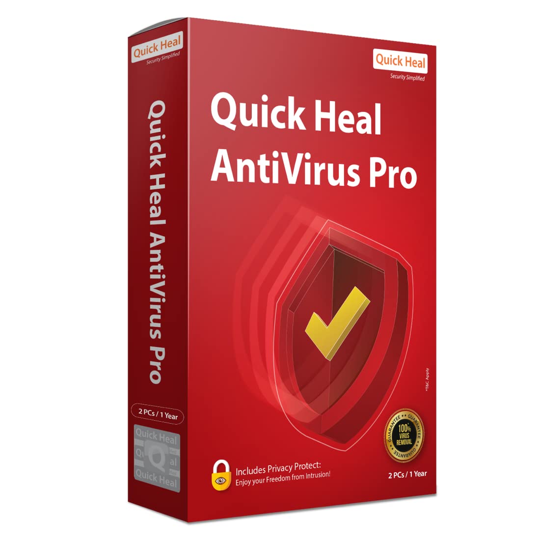 Quick Heal Antivirus Pro – 2 Users, 1-Year License